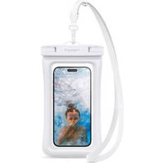 Weiß Wasserdichte Hüllen Spigen A610 UNIVERSAL WATERPROOF FLOAT CASE WHITE Universal Smartphone Hülle, Weiss