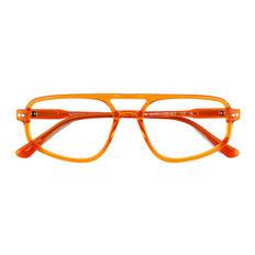 Men - Orange Glasses Male s aviator Crystal Orange Acetate Prescription Eyebuydirect s Meditate
