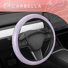 Steering Wheel Cover BDK Carbella Purple Holo Bling Steering Wheel