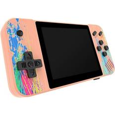 Cheap Game Consoles RKZDSR Handheld Game Console Horizontal Screen Retro Nostalgic Arcade Single Double 800 In One Game Console