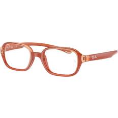Children - Orange Glasses Ray-Ban Kids RY9074V 3883 Kids' Clear Size Free Lenses HSA/FSA Insurance Blue Light Block Available