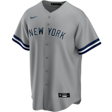 New York Yankees Game Jerseys Nike Men's New York Yankees Official Blank Replica Jersey Gray