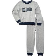 Splendid Boy's LA Sweatshirt Set 2pcs - Light Heather Grey