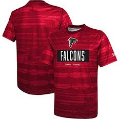 New Era T-shirts New Era Men's Red Atlanta Falcons Combine Authentic Sweep T-Shirt
