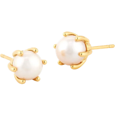 Kendra Scott Earrings Kendra Scott Ashton Stud Earrings - Gold/White