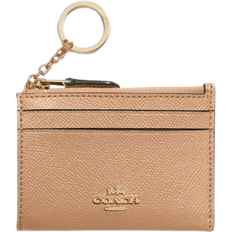 Keychains Wallets & Key Holders Coach Mini Skinny Id Case - Gold/Taupe