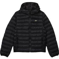 Lacoste Oberbekleidung Lacoste Men's Quilted With Hood Jacket - Black