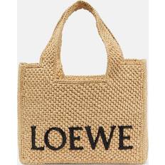 Loewe Bags Loewe x Paula's Ibiza Small Logo Raffia Tote Bag