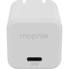 Batteries & Chargers Mophie USB C Charger GaN 30W Fast Compact Foldable Charger for MacBook Pro 13, Galaxy S22/S22 /S22 Ultra/S21, Note 20/10, iPhone 14/13/12 Pro, and White