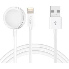 2 in 1 Wireless Charging Cable Compatible with Apple iWatch and iPhone