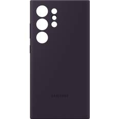 Hvite Mobiletuier Samsung Silicone Case for Galaxy S24 Ultra