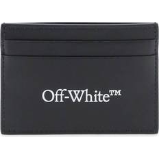 Card Cases Off-White Bookish logo-print leather cardholder - men Cotton/Polyamide/Calf Leather/Acrylic One