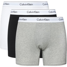 Underbukser Calvin Klein Modern Boxershorts 3-pack - Black/White/Grey Heather