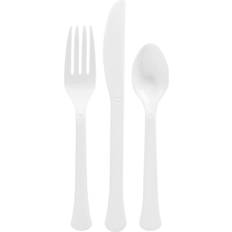Amscan Disposable Cutlery Assortment White 400-pack