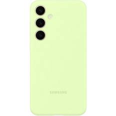 Hvite Mobildeksler Samsung Silicone Case for Galaxy S24+