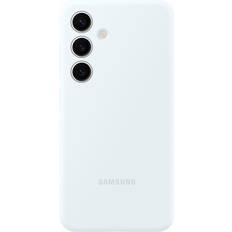 Hvite Mobiletuier Samsung Galaxy S24 Silikondeksel hvit
