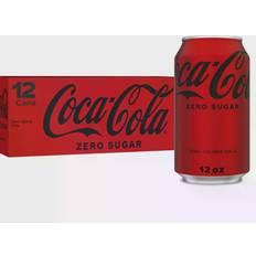 Coca-Cola Zero Sugar Cola Soda 12fl oz 12pcs