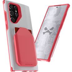 Ghostek Exec S22 Ultra Wallet Case for Samsung Galaxy S22 S22 5G Credit Card Slot Pink