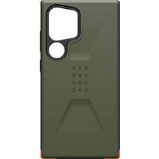 Mobile Phone Cases UAG Civilian Backcover für das Samsung Galaxy S24 Ultra Olive Drab Dunkelgrün
