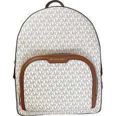 Beige Backpacks Michael Kors Jaycee Logo Backpack - Vanilla