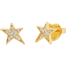 Titanium Earrings Kate Spade New York You're A Star Studs - Gold/Transparent