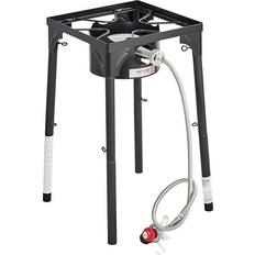 Vevor Camping Cooking Equipment Vevor Single Burner Outdoor Camping Stove For BBQ Home Camp Patio RV Cooking