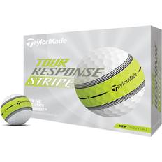Gelb Golf-Zubehör TaylorMade Golfball Tour Response Stripe, gestreift
