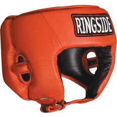 Martial Arts Protection Ringside Competition-Like Boxing Headgear without Cheeks, Small, Red