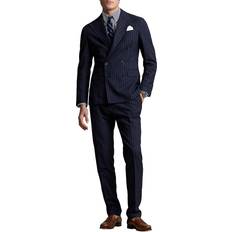 Polo Ralph Lauren Suits Polo Ralph Lauren Soft Pinstripe Tweed 3-Piece Suit in Navy/Cream