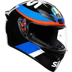 AGV Motorcycle Helmets AGV Unisex-Adult Full Face Helmet BLUE/RED/BLACK, XXL 210281O1I000811