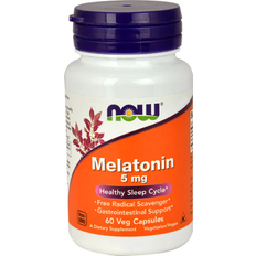 NOW Vitamins & Supplements NOW Melatonin 5mg 60 pcs