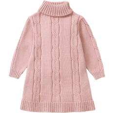 80/86 Kleider Shein Baby Girl Turtleneck Cable Knit Sweater Dress
