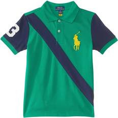 Polo Shirts Children's Clothing Polo Ralph Lauren Kid's Big Pony Cotton Mesh Polo Shirt - Billiard/C1281 Athletic
