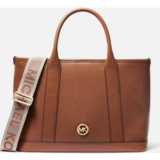 Brown - Leather Messenger Bags Michael Kors Women's Luisa Medium Satchel Luggage