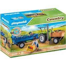 Playmobil Bauernhöfe Spielzeuge Playmobil Country Tractor with Harvesting Trailer 71249