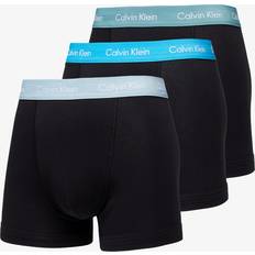 Calvin Klein Herren Unterhosen Calvin Klein Cotton Stretch Trunks 3-pack - B/Vivid Bl