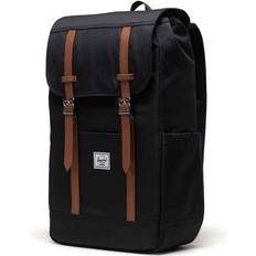 Black School Bags Herschel Supply Retreat Backpack black/tan black/tan