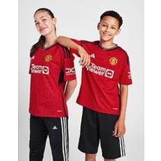 Supporterprodukter adidas Manchester United Home Jersey Y 2023/24, fotballdrakt, junior