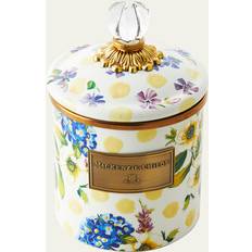 Kitchen Containers Mackenzie-Childs Small Yellow Wildflower Enamel Canister Kitchen Container