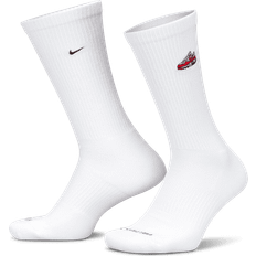 Nike Everyday Plus Cushioned Crew Socks - White/Black