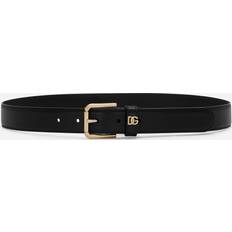 Belts Dolce & Gabbana Interlocking DG Smooth Leather Belt