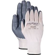 Ansell HyFlex Foam Gloves White/Gray Pairs 118007