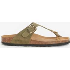 Barbour Slippers & Sandals Barbour Women's Margate Suede Toe Post Sandals Olive