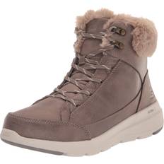 Skechers Boots Skechers Women's Glacial Ultra-COZYLY Fashion Boot, Dark Taupe