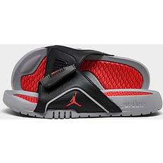Sandals Children's Shoes Jordan Boys' Big Kids' Hydro Retro Slide Sandals Black/Cement Grey/Fire Red 6.0
