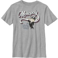 Tops Hasbro Boy's Monopoly An American Classic Mr. Monopoly Child T-Shirt Athletic Heather