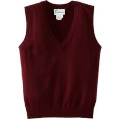 Red Knitted Sweaters Children's Clothing CLASSROOM Little Boys' Uniform Sweater Vest, Burgundy