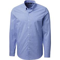 Golf Shirts Cutter & Buck Men's Soar Windowpane Check Tailored Fit Shirt