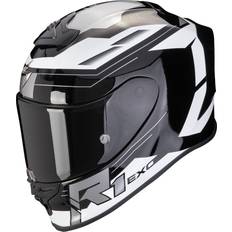 Scorpion Motorcycle Equipment Scorpion EXO-R1 Evo Air Blaze Black White Full Face Helmet Black