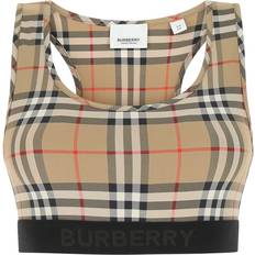 Burberry Blouses Burberry Printed Stretch Nylon Top Checked